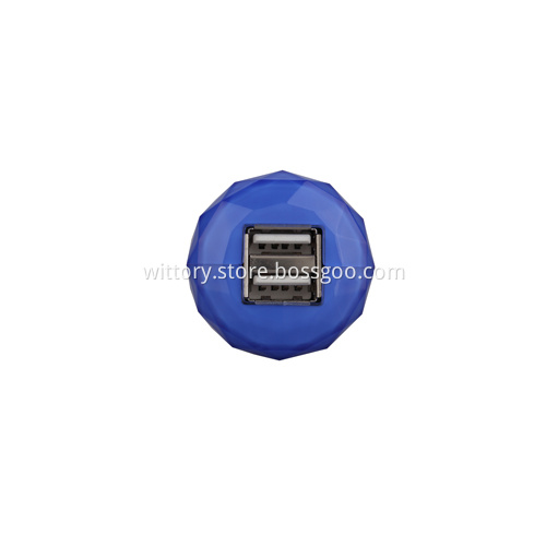 Candy Color Series Blue Car Charger